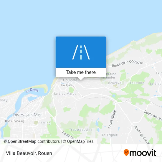 Villa Beauvoir map
