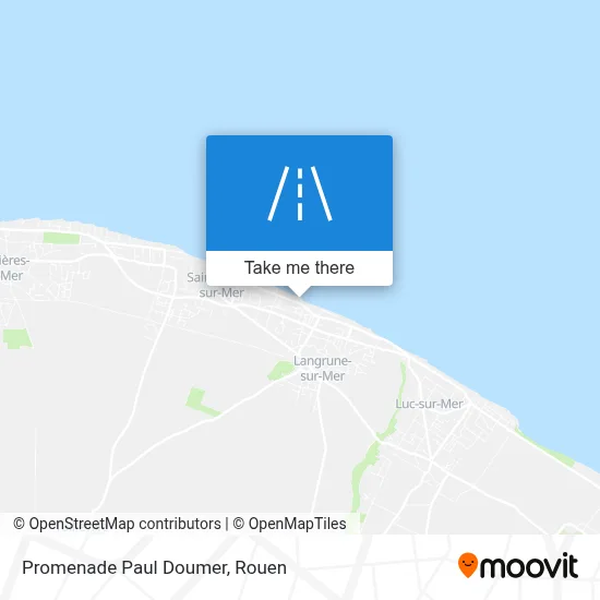Promenade Paul Doumer map
