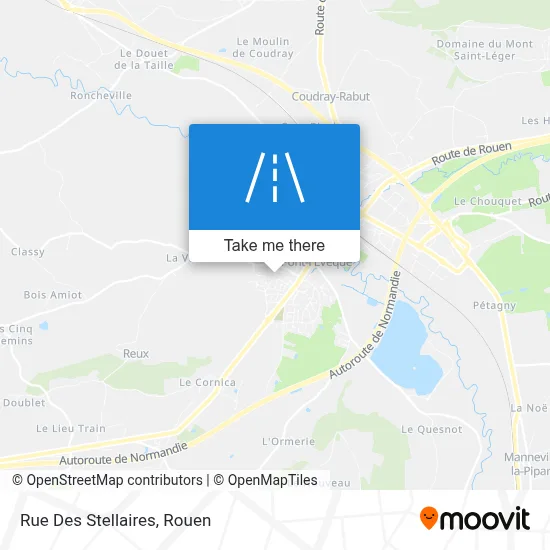 Rue Des Stellaires map