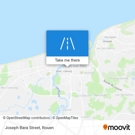 Rue Joseph Bara map