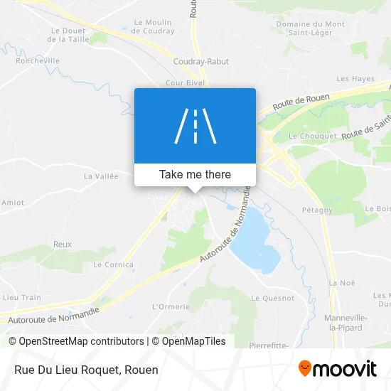 Rue Du Lieu Roquet map
