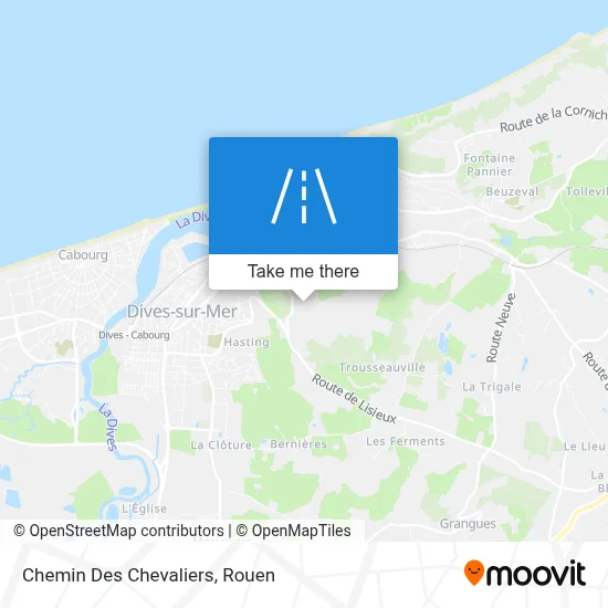 Chemin Des Chevaliers map