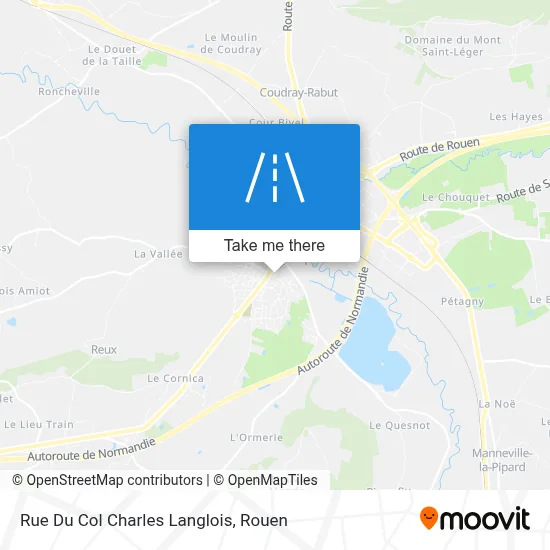 Rue Du Col Charles Langlois map