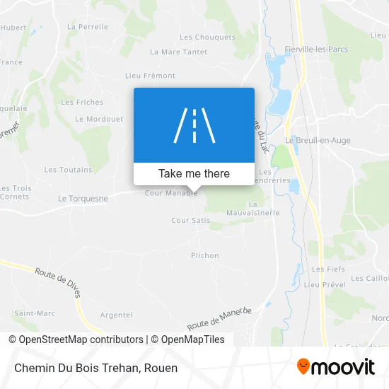Chemin Du Bois Trehan map