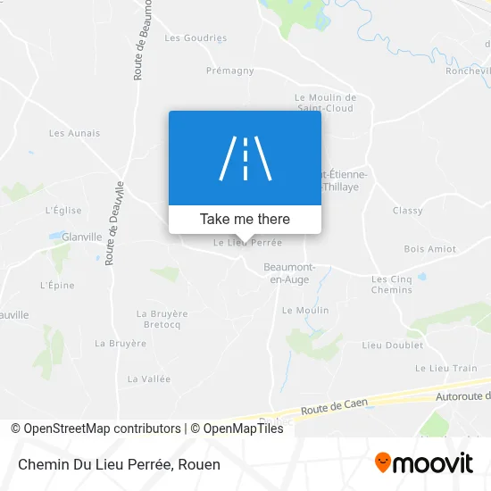 Chemin Du Lieu Perrée map