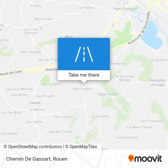Chemin De Gassart map