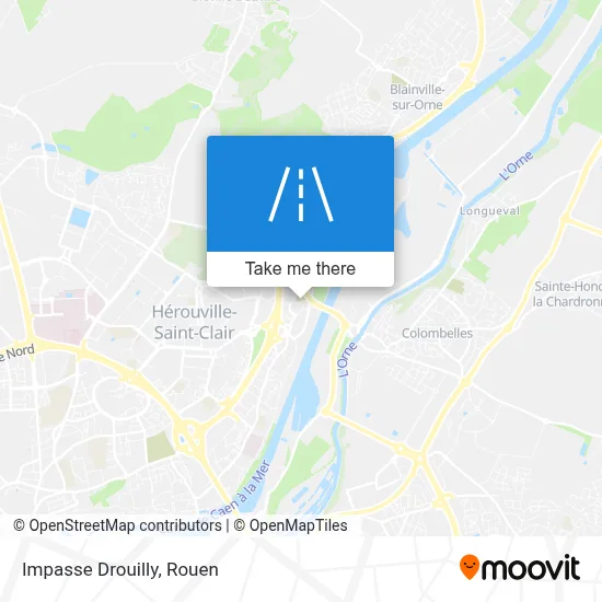 Impasse Drouilly map
