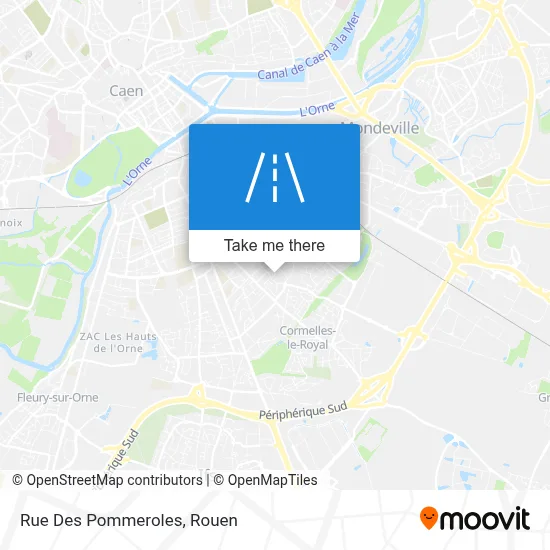 Rue Des Pommeroles map