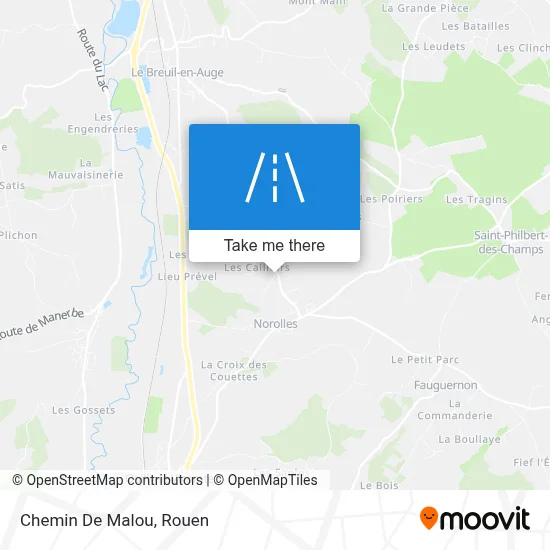 Chemin De Malou map