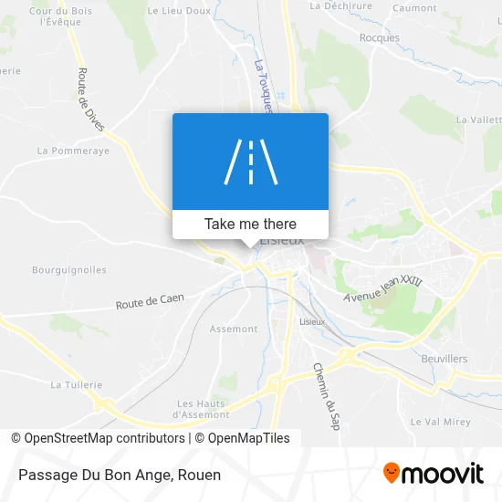 Passage Du Bon Ange map