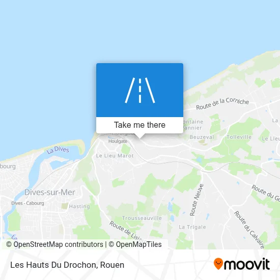 Les Hauts Du Drochon map