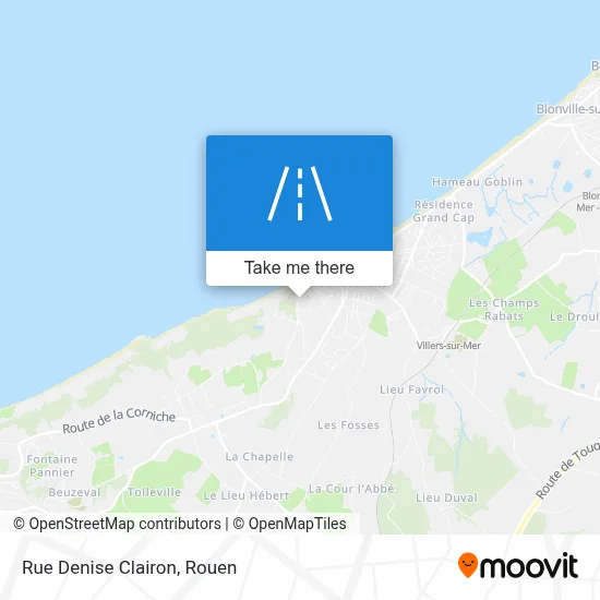 Rue Denise Clairon map