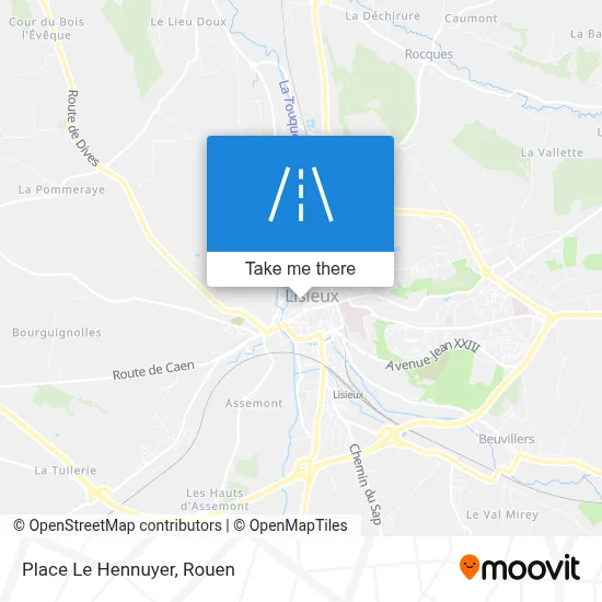 Place Le Hennuyer map