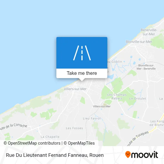 Rue Du Lieutenant Fernand Fanneau map