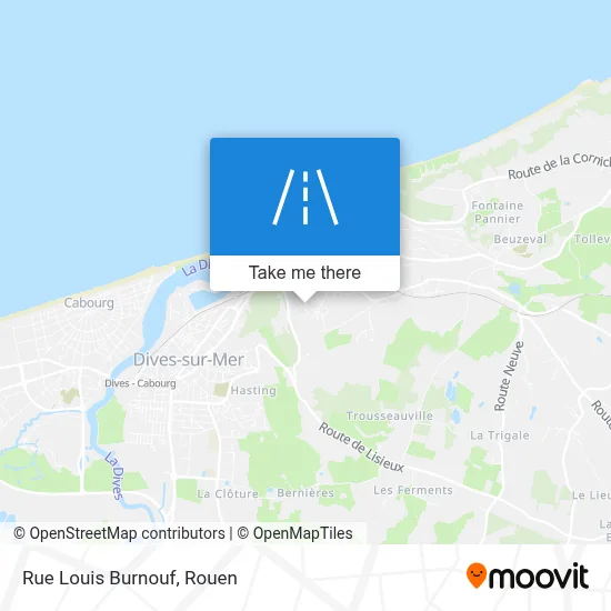 Rue Louis Burnouf map