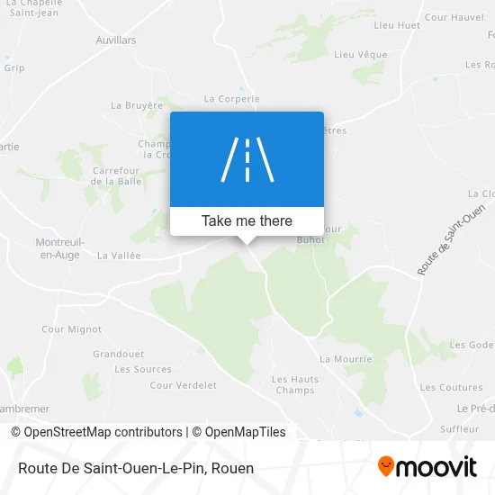 Route De Saint-Ouen-Le-Pin map