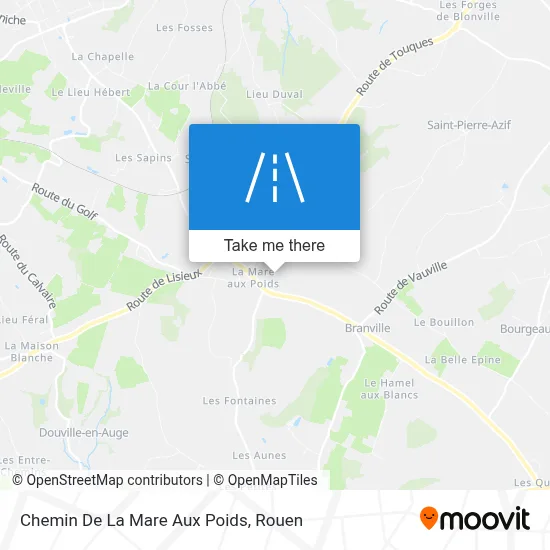 Chemin De La Mare Aux Poids map