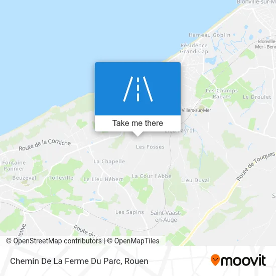 Chemin De La Ferme Du Parc map