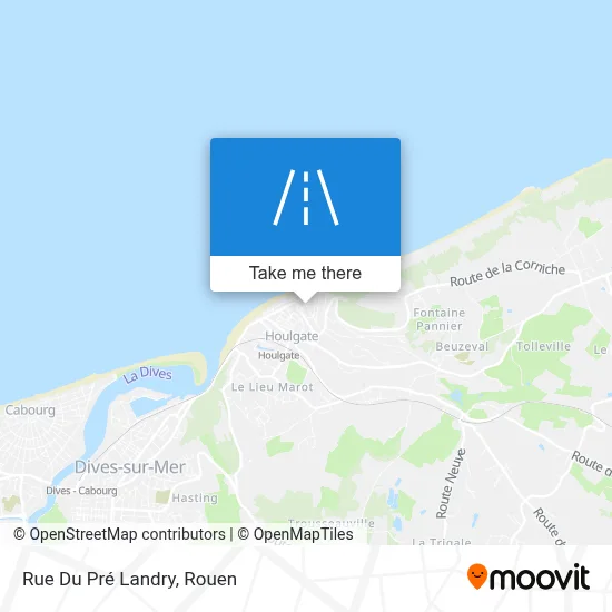 Mapa Rue Du Pré Landry