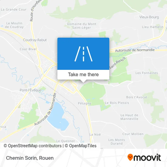Chemin Sorin map