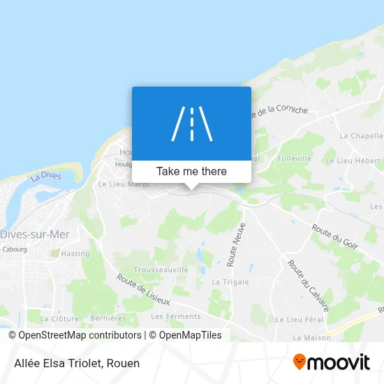 Allée Elsa Triolet map