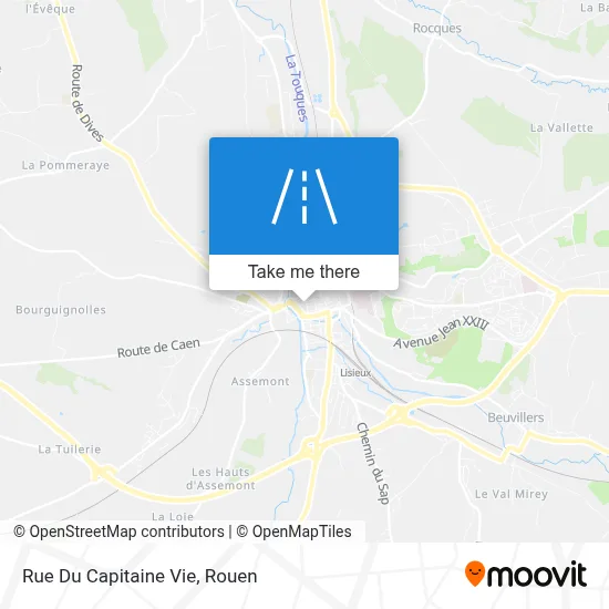 Rue Du Capitaine Vie map