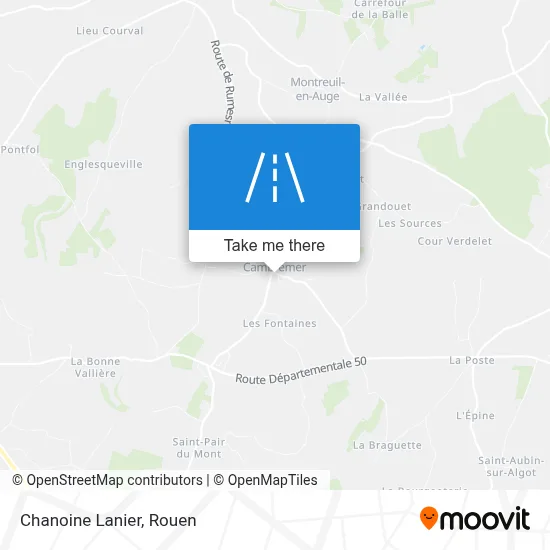 Chanoine Lanier map