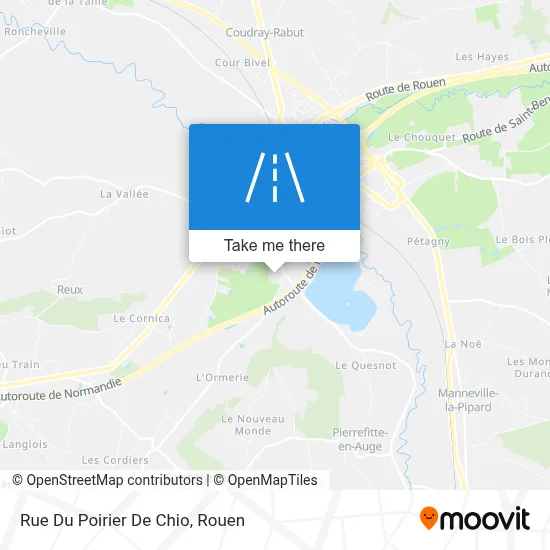 Mapa Rue Du Poirier De Chio