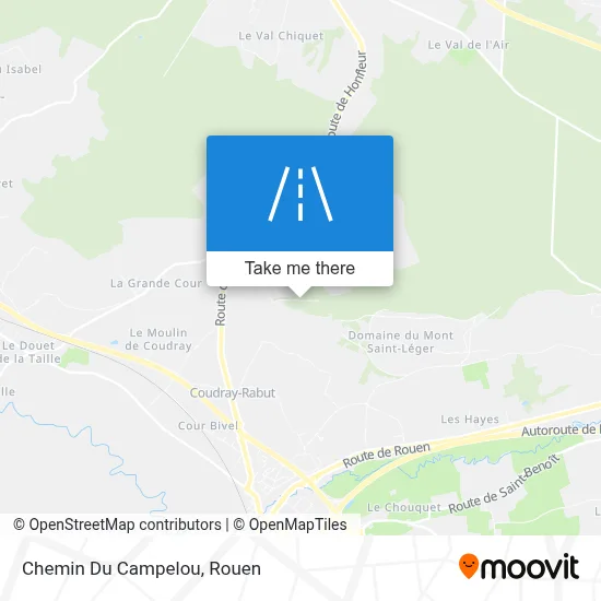 Chemin Du Campelou map