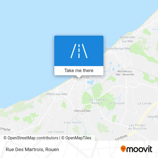 Rue Des Martrois map