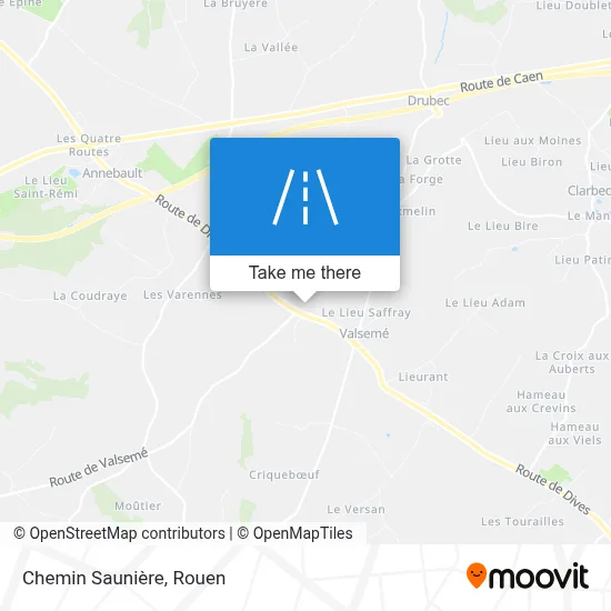 Chemin Saunière map
