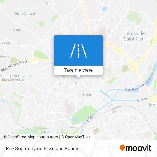 Rue Sophronyme Beaujour map