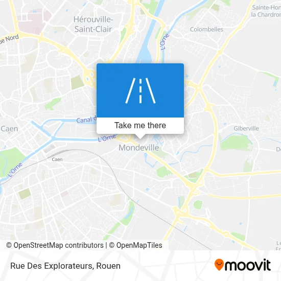 Rue Des Explorateurs map