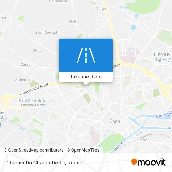 Chemin Du Champ De Tir map