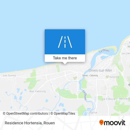 Residence Hortensia map