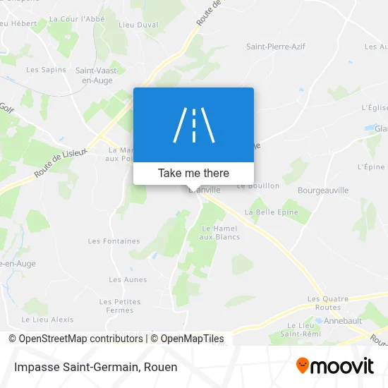 Impasse Saint-Germain map