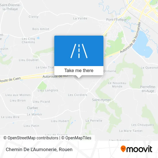 Chemin De L'Aumonerie map