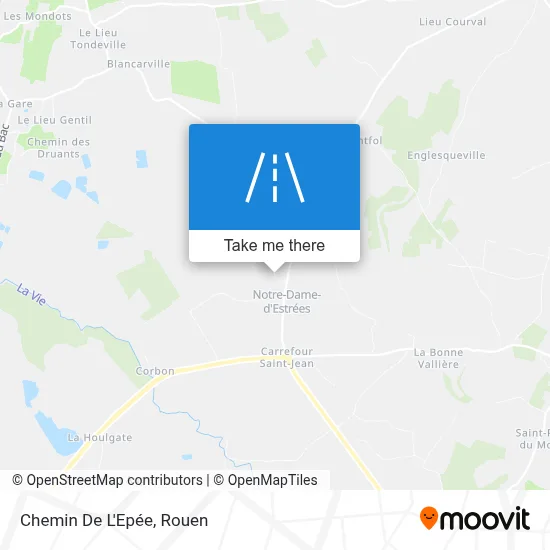 Chemin De L'Epée map