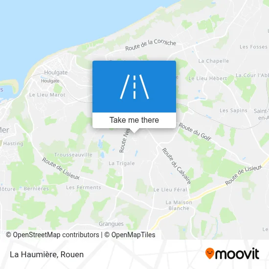 La Haumière map