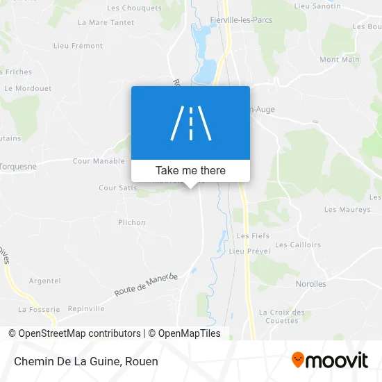 Chemin De La Guine map