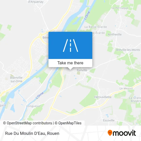 Mapa Rue Du Moulin D'Eau