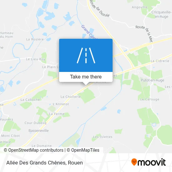 Allée Des Grands Chênes map
