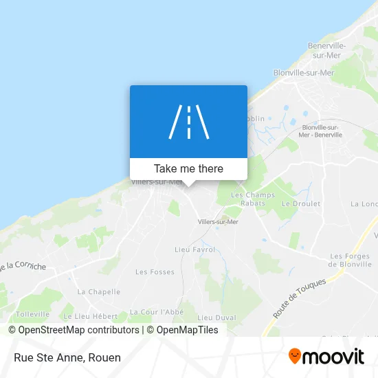 Rue Ste Anne map