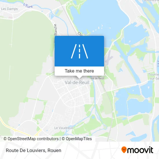Route De Louviers map