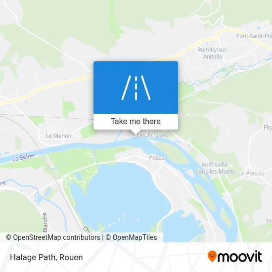 Chemin De Halage map