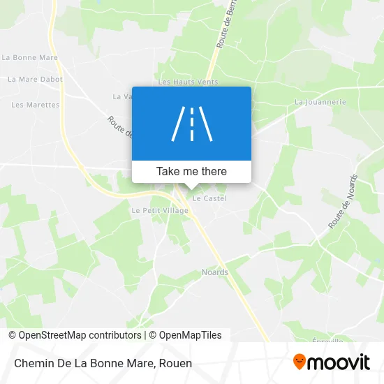 Chemin De La Bonne Mare map