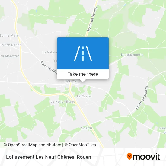 Lotissement Les Neuf Chênes map