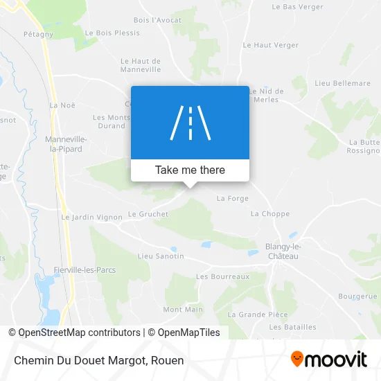 Chemin Du Douet Margot map