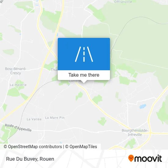 Rue Du Buvey map