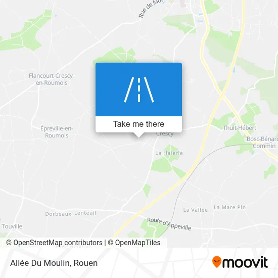 Allée Du Moulin map